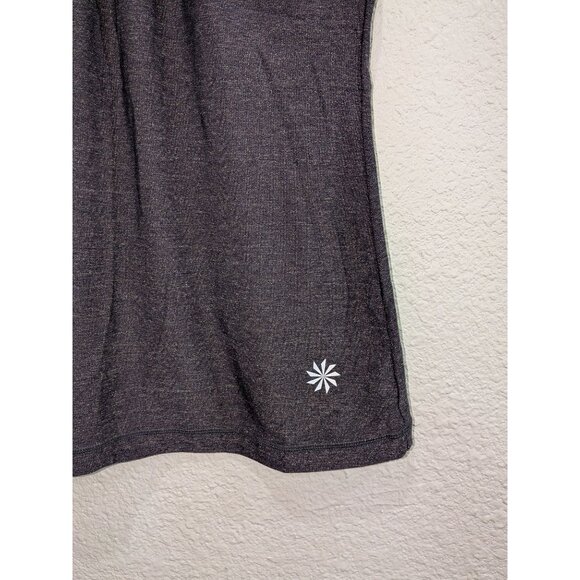 Athleta Womens Ruched V Neck Performance Tank Top Size Small Yoga Pilates - Picture 3 of 7